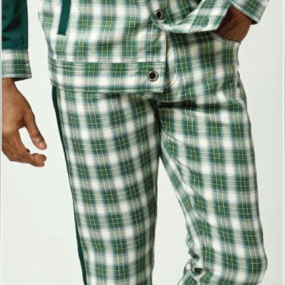 Stacy Adams Plaid Two-Piece Set🧥👖👔 - Picture 3 of 5